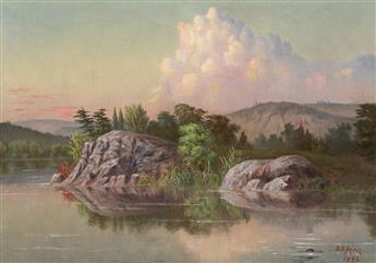 D. S. PEIRCE (MID–19TH CENTURY) Lake Tear of the Clouds, Headwaters of the Hudson River, New York.